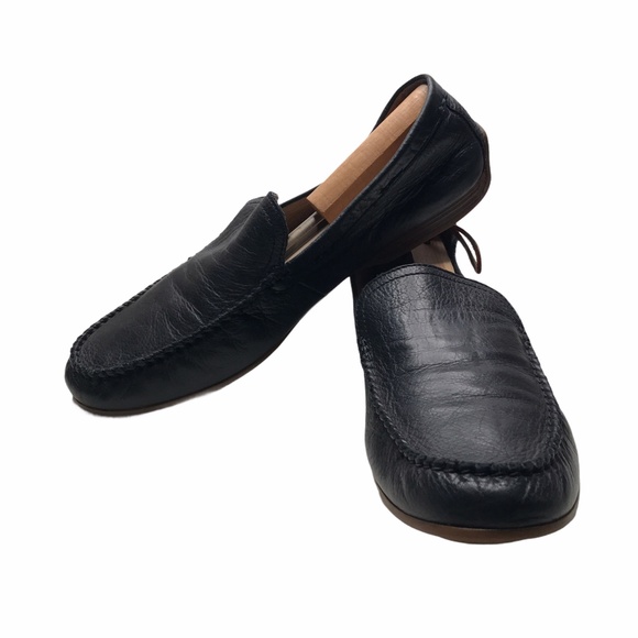 Frye Men's Leather Loafers Black Size 12 - Picture 2 of 12